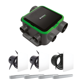 Kit EasyHOME PureAIR COMPACT Premium + Grilles de ventilation ColorLINE® + Entrées d'air AirFILTER®